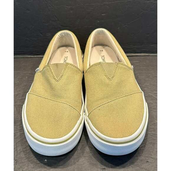 TOMS Fenix Slip-On Green Sneakers Women's Size 9 - Picture 2 of 9